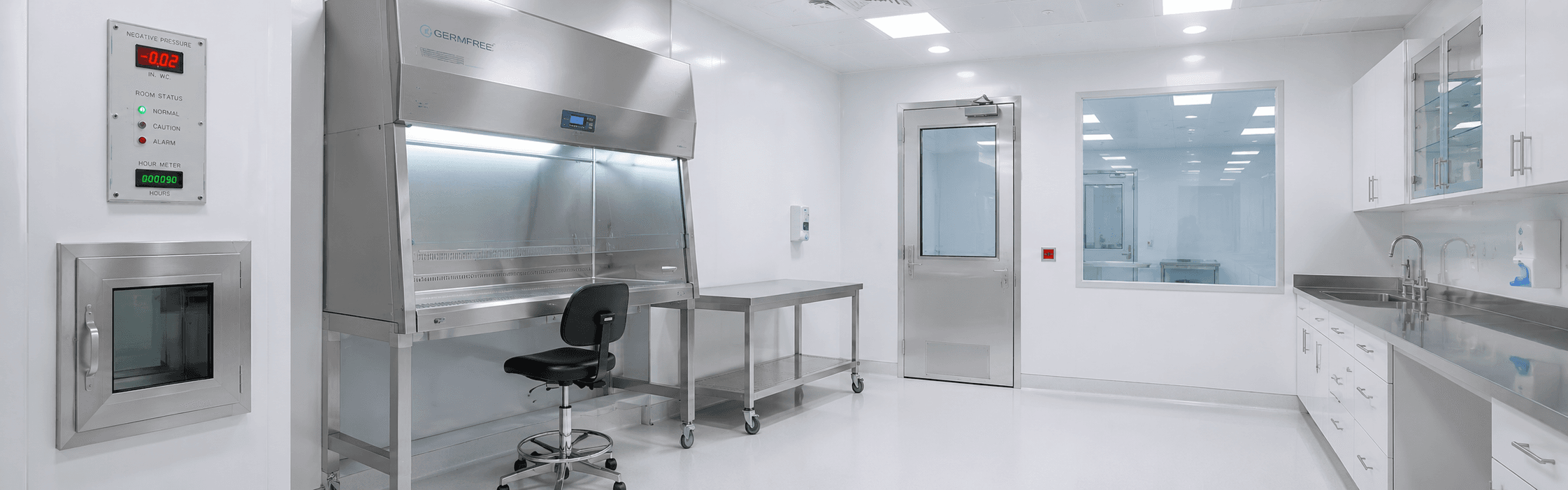 Pharmacy Compounding Room Construction Built for Canadian Compliance